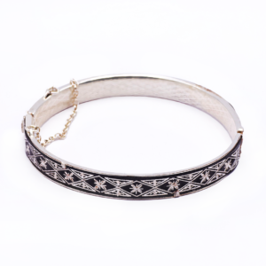 PULSERA9A Pulsera Dahlirium Plata