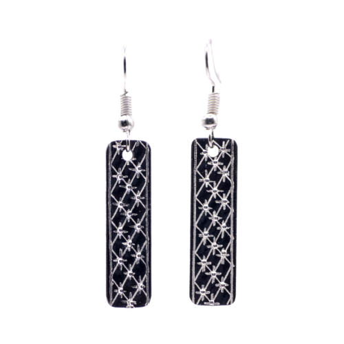 Pendientes Nocturna Grande Plata