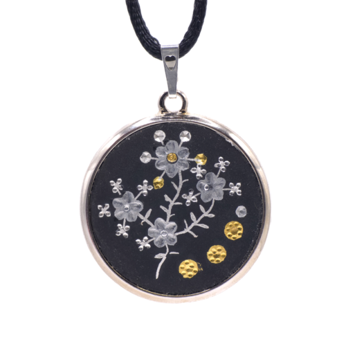 Colgante Floralia Oro y Plata