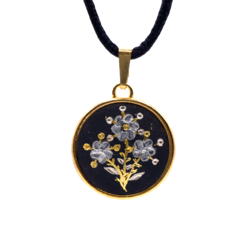 Colgante Flora Oro y Plata