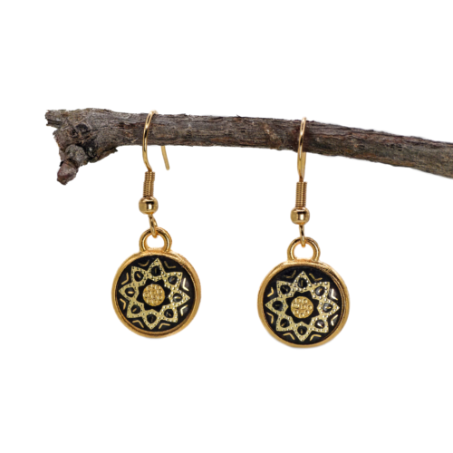 Pendientes Helios Oro