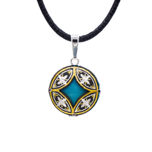 Colgante Sirenis Oro y Plata